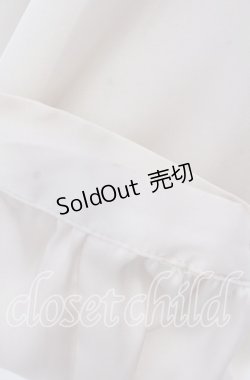 画像2: an another angelus / リボン配色サテンブラウス F アイボリー O-25-09-06-049-CA-BL-OW-OS