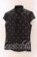 画像3: KILL STAR / ムーン総柄シアーブラウス S ブラック O-25-09-06-058-SL-BL-OW-OS (3)