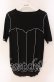 画像1: Candy Stripper / SEE THROUGH WAVY RIB H/S トップス 2 ブラック O-25-09-06-059-PU-TO-OW-OS (1)