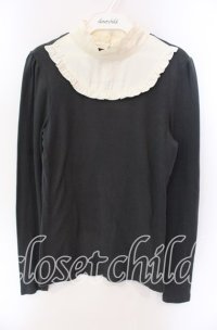 Fi.n.t / ヨーク切り替えカットソー F グリーン×アイボリー O-25-09-06-061-CA-TO-OW-ZT013