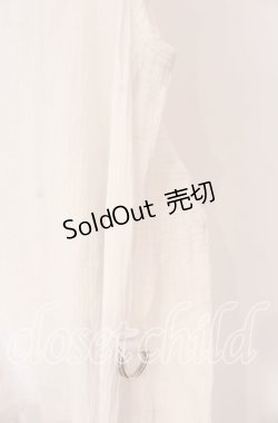 画像2: Drug Honey / 肩あきガーゼシャツ  ホワイト O-25-09-06-062-PU-TO-OW-OS