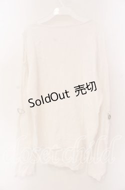 画像3: Drug Honey / 肩あきガーゼシャツ  ホワイト O-25-09-06-062-PU-TO-OW-OS