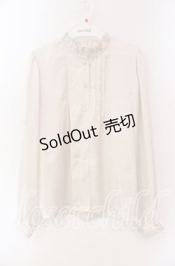 画像1: an another angelus / リボン配色サテンブラウス F ベージュ O-25-09-06-065-CA-BL-OW-OS