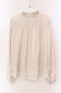 画像3: an another angelus / リボン配色サテンブラウス F ベージュ O-25-09-06-065-CA-BL-OW-OS