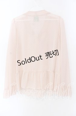 画像3: an another angelus / ボウタイドットブラウス F ピンク O-25-09-06-068-CA-BL-OW-OS