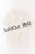 axes femme / フレア袖フリルブラウス M キナリ O-25-09-06-073-AX-TO-OW-OS