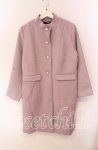 画像1: 【SALE】an another angelus / ビジユー釦スタンドカラーコート F ラベンダー O-25-09-06-081-CA-CO-OW-ZTC035 (1)