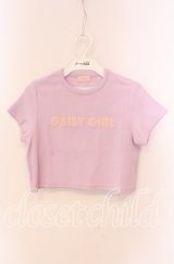 lilLilly / DAYSY GIRL Tシャツ F ラベンダー O-25-09-06-082-LO-TO-OW-ZT256