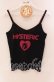 画像1: HYSTERIC GLAMOUR / POWER LOVE キャミソール  ブラック×ピンク O-25-09-06-084-PU-TO-OW-OS (1)