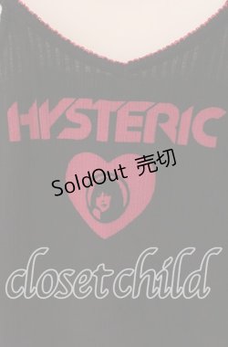 画像2: HYSTERIC GLAMOUR / POWER LOVE キャミソール  ブラック×ピンク O-25-09-06-084-PU-TO-OW-OS