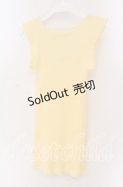 画像3: Katie / UNDER PRETTIES tanktop  イエロー O-25-09-06-087-LO-TO-OW-OS