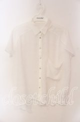 HEAVEN and Earth / シアーブラウス M ホワイト O-25-09-06-089-PU-BL-OW-ZT318