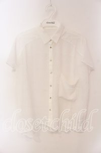 HEAVEN and Earth / シアーブラウス M ホワイト O-25-09-06-089-PU-BL-OW-ZT318