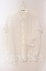 画像1: 【SALE】HEAVEN and Earth / シアーブラウス M ホワイト O-25-09-06-089-PU-BL-OW-ZT318 (1)