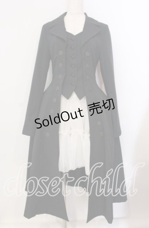 画像1: ATELIER BOZ / ロングローランドジャケット  ブラック O-25-09-06-010-EL-CO-OW-OS (1)