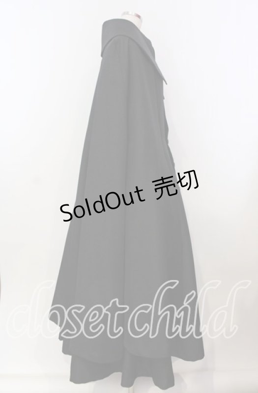 画像3: ATELIER BOZ / エディンバラマント付コート【お直しあり】  ブラック O-25-09-06-011-EL-CO-OW-OS (3)