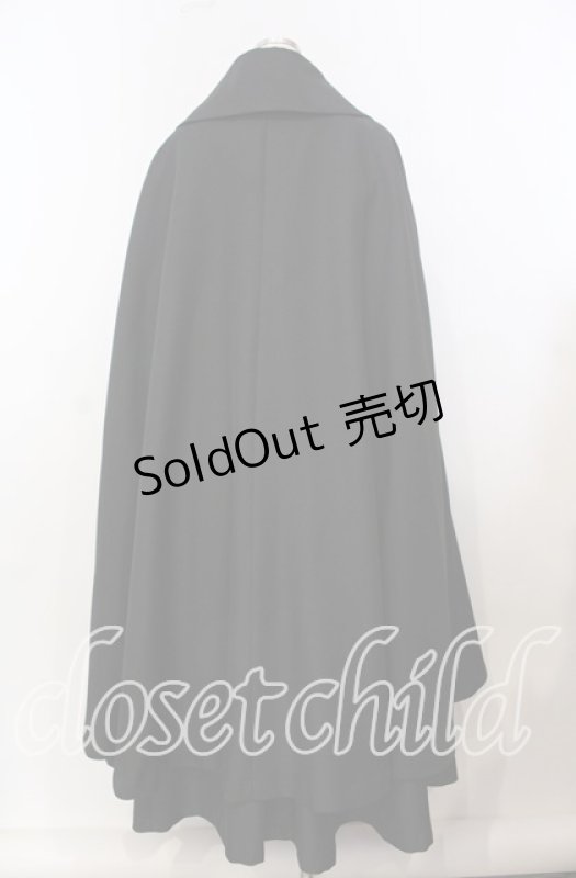 画像4: ATELIER BOZ / エディンバラマント付コート【お直しあり】  ブラック O-25-09-06-011-EL-CO-OW-OS (4)