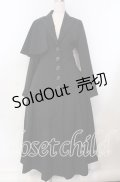 BPN / ハーフケープ付きロングコート M ブラック O-25-09-06-012-GO-CO-OW-OS