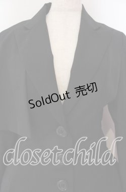 画像2: BPN / ハーフケープ付きロングコート M ブラック O-25-09-06-012-GO-CO-OW-OS