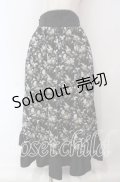 Kurumi Collaboration / グレイスフルコルセット風ロングスカート L クロ O-25-09-06-013-LO-SK-IG-OS