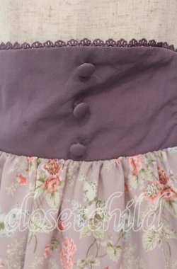 画像2: Kurumi Collaboration / グレイスフルコルセット風ロングスカート L ラベンダー O-25-09-06-014-LO-SK-IG-OS