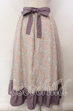 画像3: Kurumi Collaboration / グレイスフルコルセット風ロングスカート L ラベンダー O-25-09-06-014-LO-SK-IG-OS