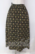 画像1: 【SALE】KANEKO ISAO / 小花柄スカート  クロ O-25-09-06-015-EL-SK-IG-ZT030 (1)