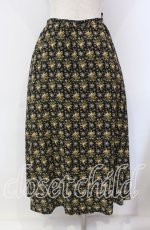 画像3: 【SALE】KANEKO ISAO / 小花柄スカート  クロ O-25-09-06-015-EL-SK-IG-ZT030 (3)