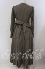 画像4: Maison de FLEUR Petite Robe canone / カノンレトロワンピース S ブラウン O-25-09-06-019-EL-OP-OW-OS (4)