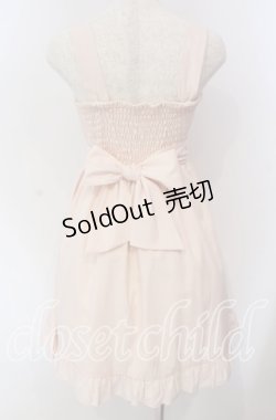 画像3: DearMyLove / オリジナル鳥かごプリント＆リボン♪ジャンバースカートワンピース M ピンク O-25-09-06-021-EL-OP-OW-OS