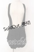 HEAVEN and Earth / サロペットスカート M ブラック O-25-09-06-022-PU-SK-OW-OS