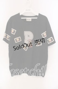 画像1: PINK HOUSE / テディパッチTシャツ Ｍ クロ O-25-09-06-029-LO-TS-IG-OS