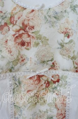 画像2: PINK HOUSE / 花柄切り替えＴシャツ Ｍ シロ O-25-09-08-004-LO-TO-IG-OS