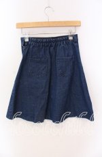 画像3: 【SALE】Fi.n.t / マリンパンツ風デニムミニスカート  インディゴ O-25-09-08-039-CA-SK-IG-ZT007 (3)