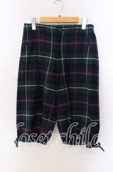 Jane Marple / タータンチェックハーフパンツ M グリーン O-25-09-08-050-JM-PA-OW-OS