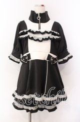 DearMyLove / フリルたっぷりジャージセットアップ LL クロ×シロ O-25-09-08-052-EL-OP-IG-ZT093