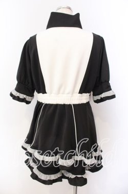 画像4: DearMyLove / フリルたっぷりジャージセットアップ LL クロ×シロ O-25-09-08-052-EL-OP-IG-OS