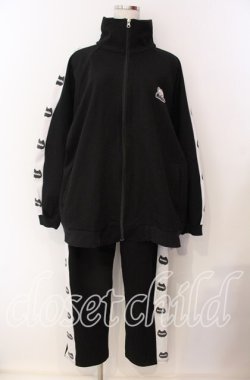 画像1: Hauls / 新！ネ申おジャージ参上！ 【 セットアップ 】  クロ×シロ O-25-09-08-053-PU-PA-IG-OS