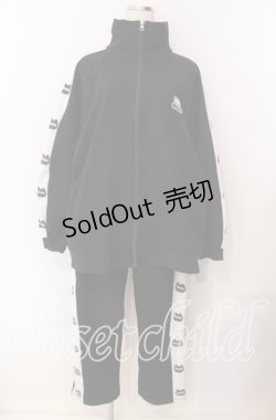 画像1: Hauls / 新！ネ申おジャージ参上！ 【 セットアップ 】  クロ×シロ O-25-09-08-053-PU-PA-IG-OS