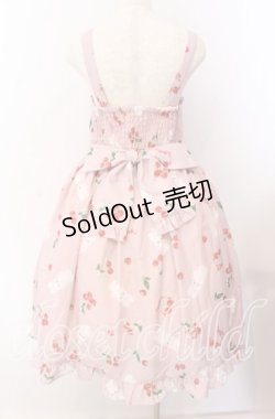 画像4: Chalmiere / チェリーバニー柄ジャンスカ M ピンク O-25-09-08-054-LO-OP-OW-OS