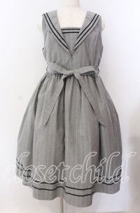 Physical Drop / セーラージャンパースカート  グレー O-25-09-08-055-LO-OP-OW-OS