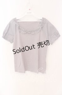 PINK HOUSE / ローンパフスリーブTシャツ Ｍ ラベンダー O-25-09-08-006-LO-TS-IG-ZT081