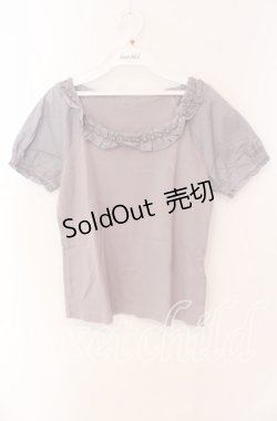 画像1: PINK HOUSE / ローンパフスリーブTシャツ Ｍ ラベンダー O-25-09-08-006-LO-TS-IG-ZT081