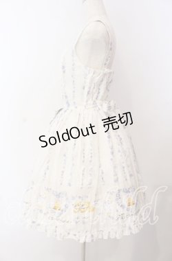 画像4: metamorphose / Happy Bellリボンジャンパースカート  シロ O-25-09-08-056-ME-OP-OW-OS