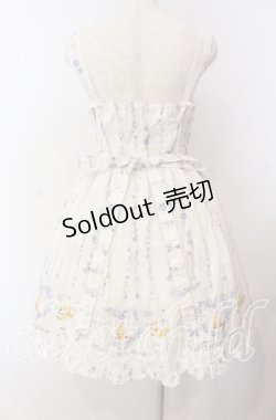 画像5: metamorphose / Happy Bellリボンジャンパースカート  シロ O-25-09-08-056-ME-OP-OW-OS