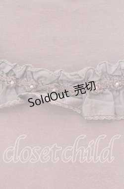 画像2: PINK HOUSE / ローンパフスリーブTシャツ Ｍ ラベンダー O-25-09-08-006-LO-TS-IG-ZT081