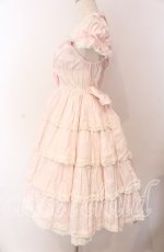 画像3: BABY,THE STARS SHINE BRIGHT / リボンミルキーシュガージャンパースカート  ピンク O-25-09-08-061-BA-OP-IG-OS (3)