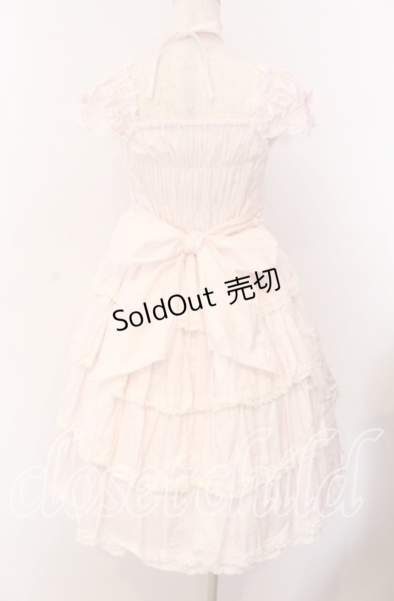 画像4: BABY,THE STARS SHINE BRIGHT / リボンミルキーシュガージャンパースカート  ピンク O-25-09-08-061-BA-OP-IG-OS (4)