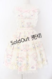 Angelic Pretty / もこもこTOYSエプロン風スカート  生成り O-25-09-08-062-AP-SK-IG-OS