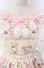 画像2: Angelic Pretty / もこもこTOYSエプロン風スカート  生成り O-25-09-08-062-AP-SK-IG-OS (2)
